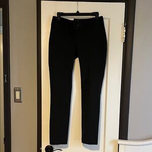 Black/Gray Slim Fit Work Pants